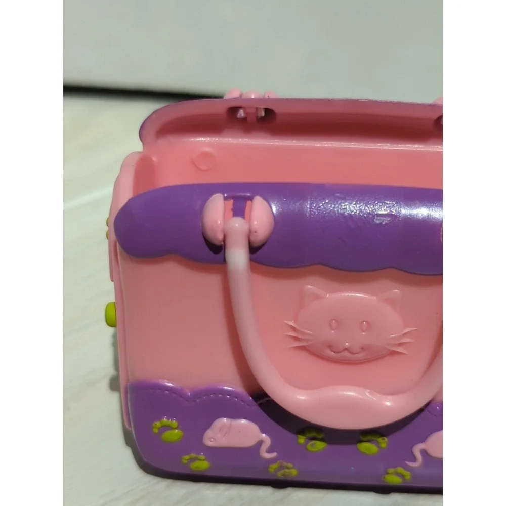 Barbie I Heart Pets Kitty Chic Cat Siamese white brown + pink purple carrier